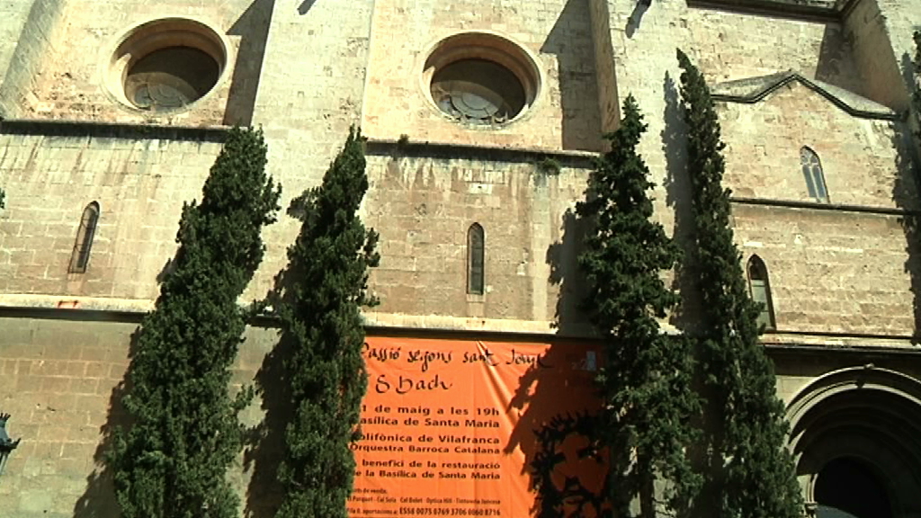La passió segons Sant Joan, de Bach, servirà per recollir diners per col·laborar amb la restauració del sostre de la basílica de Santa Maria