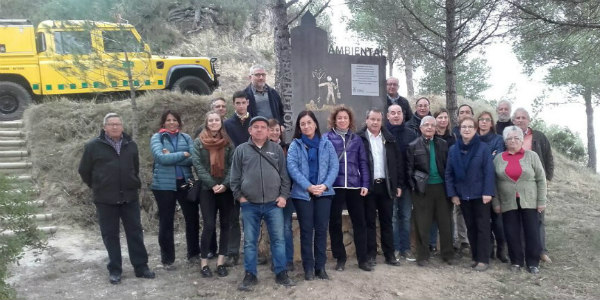 S’inaugura a Sant Sadurní el monument d’agraïment al voluntariat Ambiental