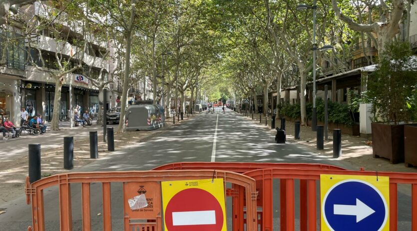 El trànsit de vehicles s’adapta al desenvolupament dels actes de la Festa Major