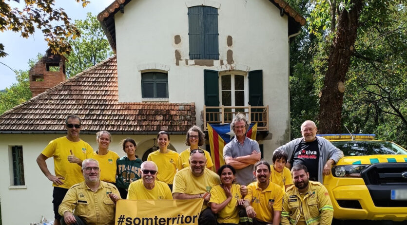 ADF del Penedès van al Vallespir  per fer treballs a la casa de Francesc Macià a l’exili