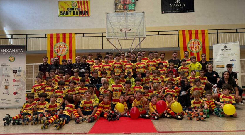 El Club Patí Sant Ramon torna al col·legi en la presentació dels seus 12 equips pel nou curs